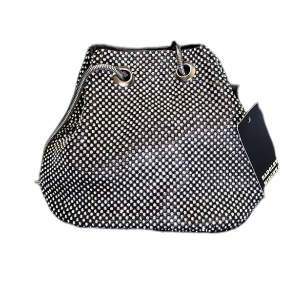 💕NWT BADGLEY MISCHKAJeweled Drawstring Bucket Bag💕 - Picture 2 of 7